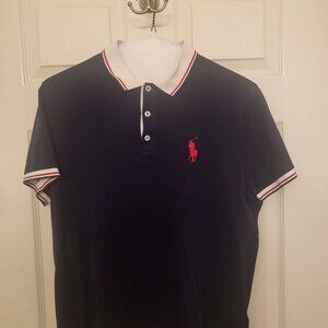 Polo Ralph Lauren, Men's polo (navy, large), great condition! $20